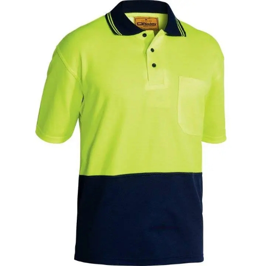 Picture of Bisley, Hi Vis Polo Shirt Short Sleeve